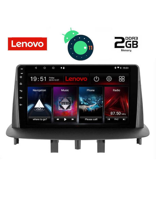 Lenovo LVΒ 4556 GPS Ηχοσύστημα Αυτοκινήτου για Renault Megane 2009-2016 (Bluetooth/WiFi/GPS) με Οθόνη 9"