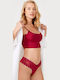 Γυναικείο String με Δαντέλα Cherry
