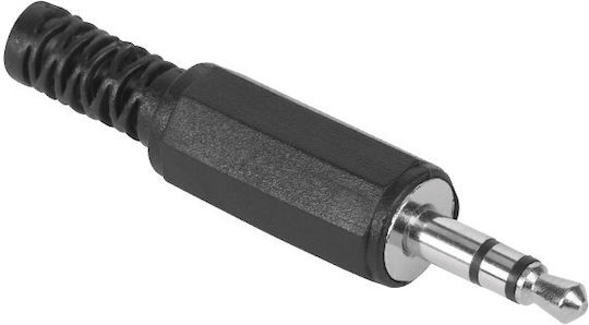 Cabletech Щепсел 3,5 мм жак мъжки Черен (DM-0008-L)