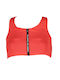 Karl Lagerfeld Sports Bra Bikini Top Red