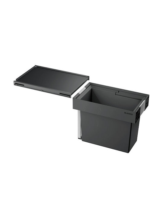 Blanco Flexon II 30/1 Plastic Cupboard Bin 19lt Black