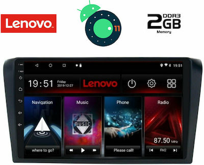 Lenovo LVB 4365_GPS Ηχοσύστημα Αυτοκινήτου για Mazda 3 2003-2008 (Bluetooth/USB/WiFi/GPS) με Οθόνη Αφής 9"