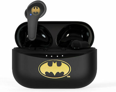 OTL DC Comics Batman In-ear Bluetooth Handsfree Earphones with Charging Case Blacα