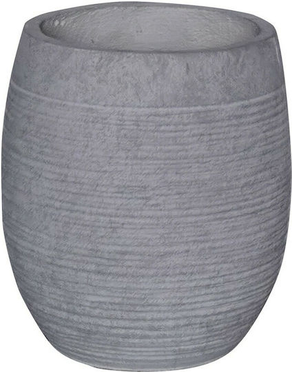 Woodwell Γλάστρα Τσιμεντένια Light Grey Wash 25x25x28εκ.