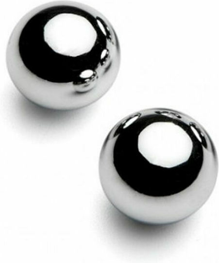 Dream Love Metal Hard 2 Magnetized Balls Вагинални топки 10mm Сребрист