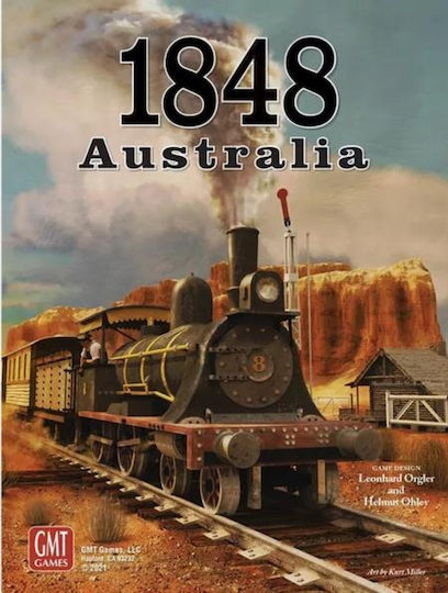 Board Game 1848: Australia for 3-6 Players 14+ Years Old (EN) GMT Games