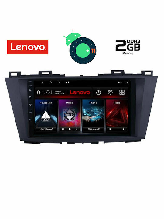 Lenovo Car-Audiosystem für Audi A7 Mazda 5 2011 (Bluetooth/USB/AUX/WiFi/GPS/Apple-Carplay) mit Touchscreen 9" DIQ_LVB_4371