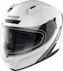 Nolan N60-6 Staple N-Com Metal White 43 Motorcycle Helmet Full Face ECE 22.06 with Sun Visor