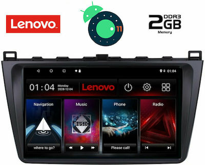 Lenovo Car Audio System for Audi A7 Mazda 6 2008 (Bluetooth/USB/AUX/WiFi/GPS/Apple-Carplay/CD) with Touch Screen 9" DIQ_LVB_4377