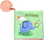 Kikka Boo Activity Book Εκπαιδευτικό Βιβλίο Δραστηριοτήτων Animals made of Fabric