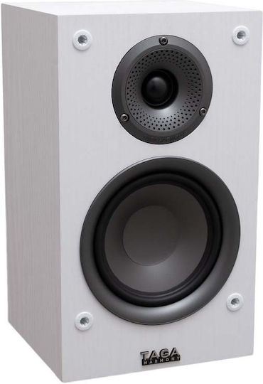 Taga Harmony TAV-807S Ζεύγος Ηχείων Hi-Fi Βιβλιοθήκης 90W 2 Δρόμων Π16.5xΒ14.5xΥ26.5εκ. Λευκό