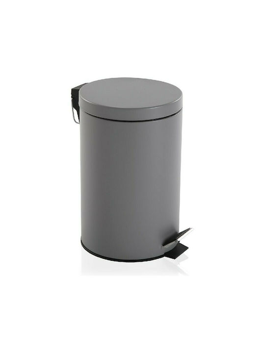 Wenko Inca Waste Bin Plastic with Pedal Grey 5L
