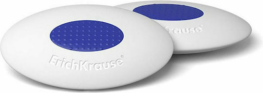 ErichKrause Гума за Молив Smart Way Oval 1бр Бяла