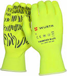 Wurth Tigerflex Cool Hi-Lite Γάντια Εργασίας Νιτριλίου Κίτρινα