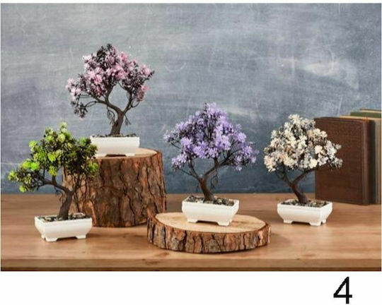 Μπονζάι σε Γλαστράκι Μπεζ 25cm Sidirela