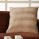 Whitegg Decorative Pillow Case D093 from Velvet Beige 45x45cm.