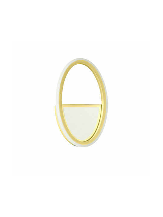 Ondaluce Ap.Rice/Oro Modern Lumină de Perete Auriu 16x16x7cm