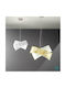 Ondaluce Pendant Light Gold with Socket E27 45cm