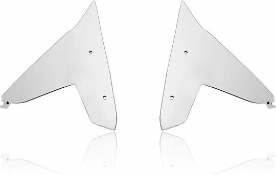 WRS Motorcycle Side Plastic Side Air Vents Smoked for Yamaha Tenere 700 2019-2020 Transparent 1pcs