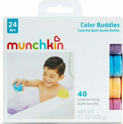Munchkin Colour Buddies Moisturising Refill Tablets Jucărie de Baie pentru 24++ Luni 51688