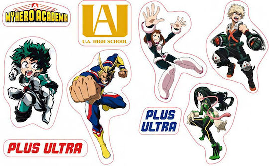 Abysse Kinder Wandsticker Academia Ua High School 16x11cm