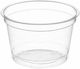 Intertan Set de 50 Plastic Cupe Albe
