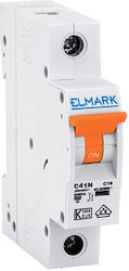 Elmark 1-Pole Automatic Circuit Breaker 16A 41653C