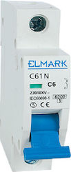 Elmark 1-Pole Automatic Circuit Breaker 2A 41102C