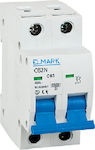 Elmark 2-Poles Automatic Circuit Breaker 6A 41206N