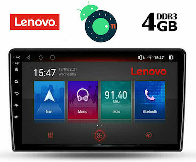 Lenovo Car-Audiosystem für Dacia Staubwedel 2012-2019 (Bluetooth/USB/AUX/WiFi/GPS/Apple-Carplay) mit Touchscreen 9" DIQ_SSX_9102