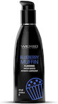 Wicked Aqua Flavored Vaginal Lubricant Blueberry Maffin 60ml