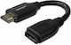 StarTech Cablu HDMI De Sex Masculin - HDMI De Sex Feminin 0.15m Negru