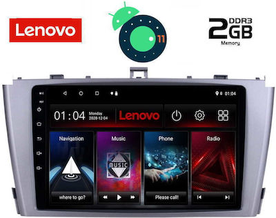 Lenovo Car-Audiosystem für Toyota Avensis Audi A7 2003-2009 (Bluetooth/USB/AUX/WiFi/GPS/Apple-Carplay) mit Touchscreen 9" DIQ_LVB_4704