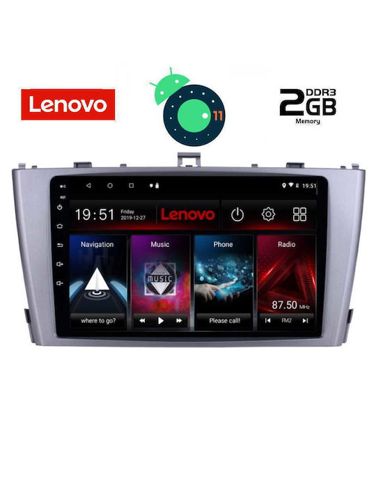 Lenovo Car-Audiosystem für Toyota Avensis Audi A7 2009-2015 (Bluetooth/USB/AUX/WiFi/GPS/Apple-Carplay) mit Touchscreen 9" DIQ_LVB_4705