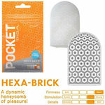 Tenga Pocket Stroker Masturbator Hexa-Brick