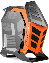 Darkflash K1 Gaming Voller Turm Computergehäuse Orange-Black