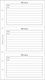 Contax Organizer Personal 02501 20 Rezerve Cu dungi Alb