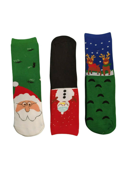 Join Women's Christmas Socks Multicolour 3Pack