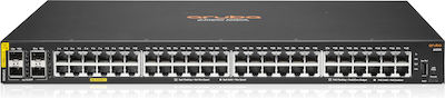 HP Aruba 6000 Managed L3 PoE+ Switch with 48 Gigabit (1Gbps) Ethernet Ports and 4 SFP Ports