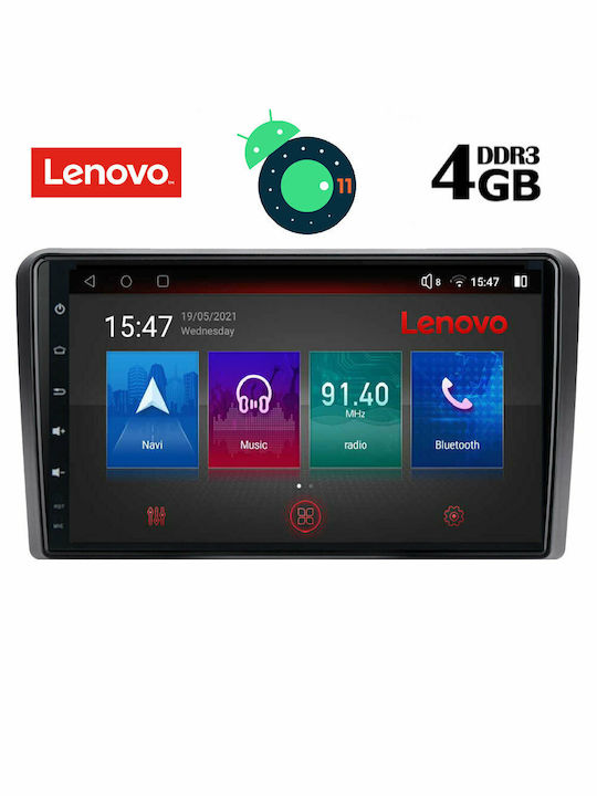 Lenovo Car-Audiosystem Hummer H1 2007+ (Bluetooth/USB/AUX/WiFi/GPS/Apple-Carplay) mit Touchscreen 9" DIQ_SSX_9221