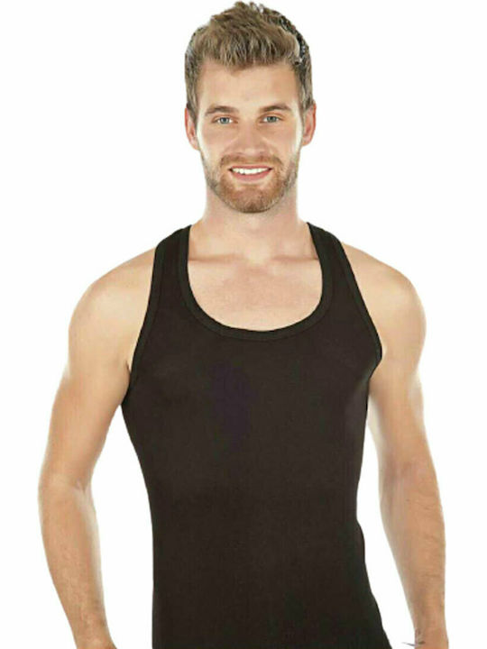 Herren Unterhemden in Schwarz Farbe 1Packung