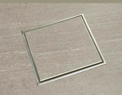 Tema Kunststoff Gestell Boden mit Durchmesser 100mm Silber