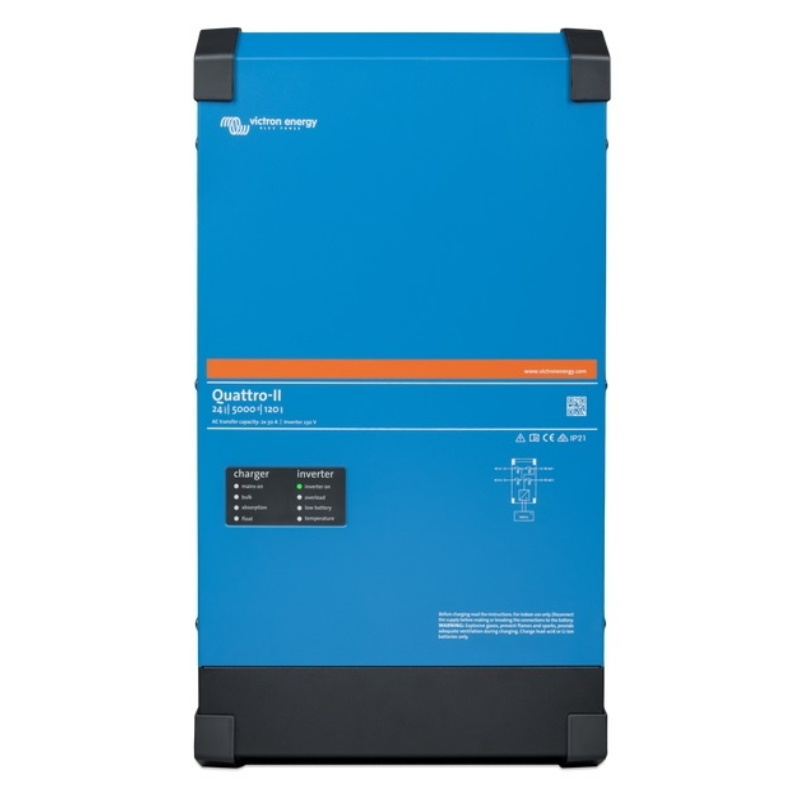 Victron Energy Quattro II 24/5000/12050/50 Inverter Καθαρού Ημιτόνου