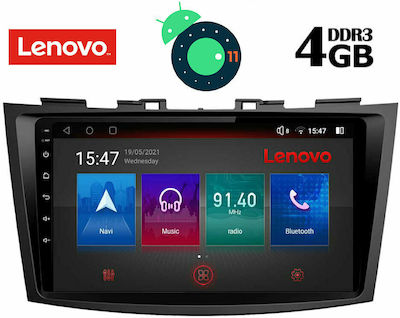 Lenovo Car-Audiosystem für Suzuki Swift 2011-2016 (Bluetooth/USB/AUX/WiFi/GPS/Apple-Carplay) mit Touchscreen 9" DIQ_SSX_9685