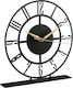 HomeMarkt Tabletop Clock Black HM7470