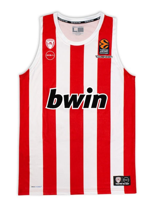 GSA Olympiacos B.C. Official Jersey Παιδική Φανέλα Μπάσκετ