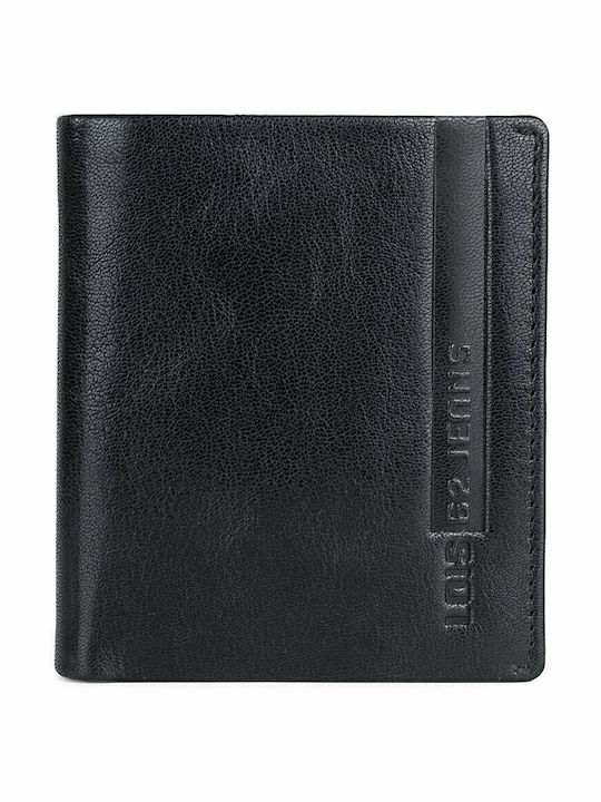 Leather Men's Wallet Classic with RFID Black