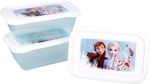 Stor Frozen 2 Πλαστικό Παιδικό Σετ Φαγητού 0.54lt Μπλε