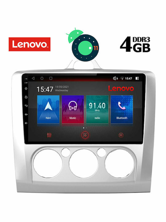 Lenovo SSX 9156_GPS Ηχοσύστημα Αυτοκινήτου για Ford Focus 2005-2012 με A/C (Bluetooth/USB/WiFi/GPS) με Οθόνη Αφής 9"
