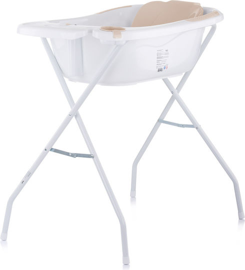 Chipolino Baby Bath with Stand with Thermometer Mocca